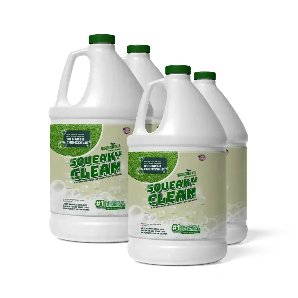 Squeaky Clean™ Concentrated Artificial Turf Cleaner – 4 Gallon Case