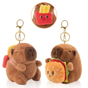 Adorable Capybara Plush Keychain — Soft Mini Bag Charm, Versatile & Ideal Lovely Gift!