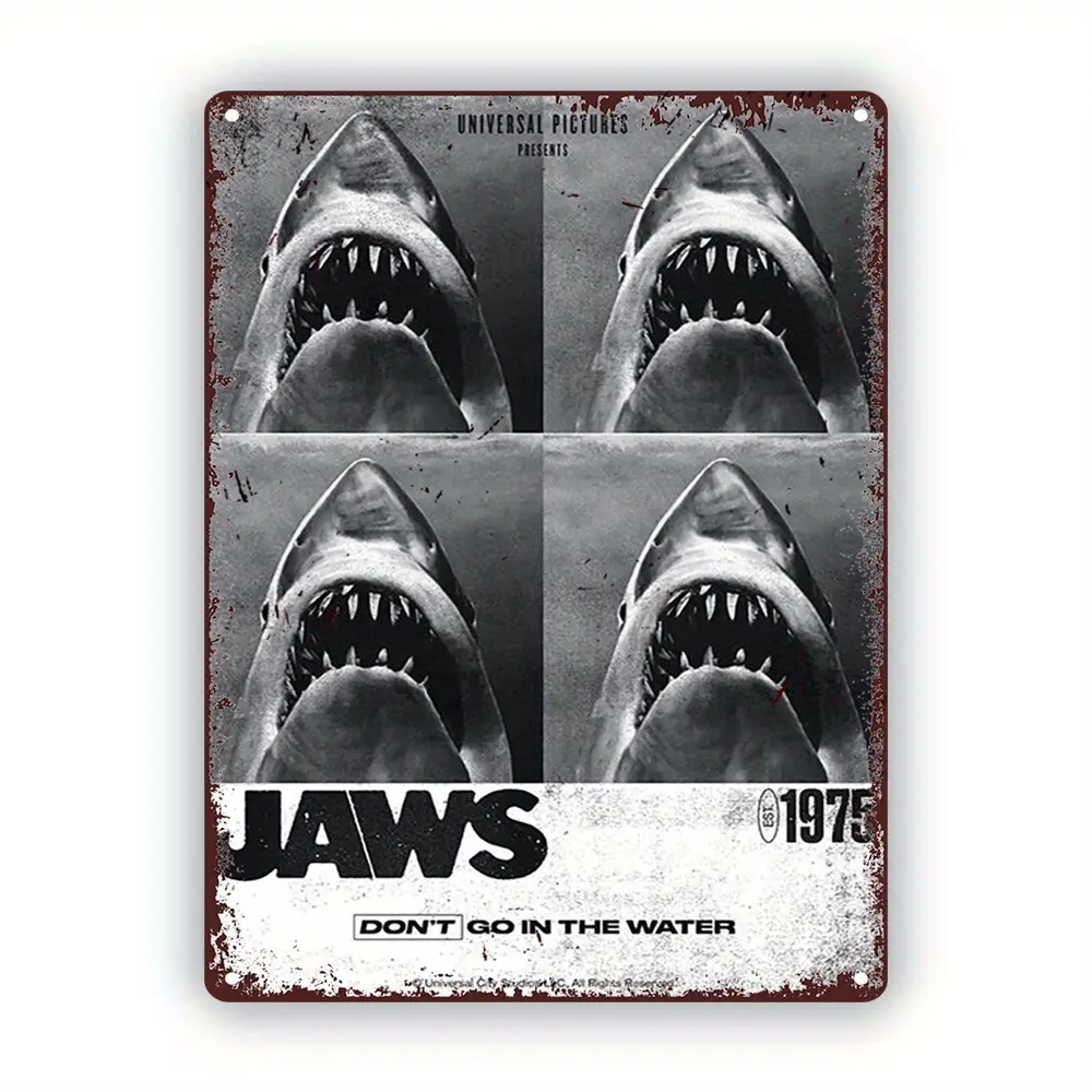 Great White Shark Album Cover Art - Officially Licensed Retro Metal Poster, Perfect For Bedroom & Living Room Decor, Unique Gift Idea, 8X12 Inches