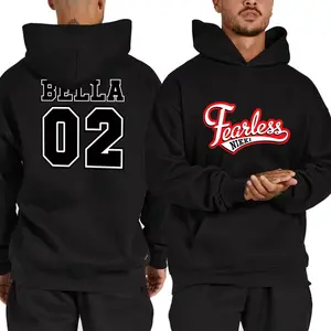 2025 Autumn/Winter New Hot Wrestling competition Nikki Bella Fearless Men's Hoodie Street Sports Casual Pullover