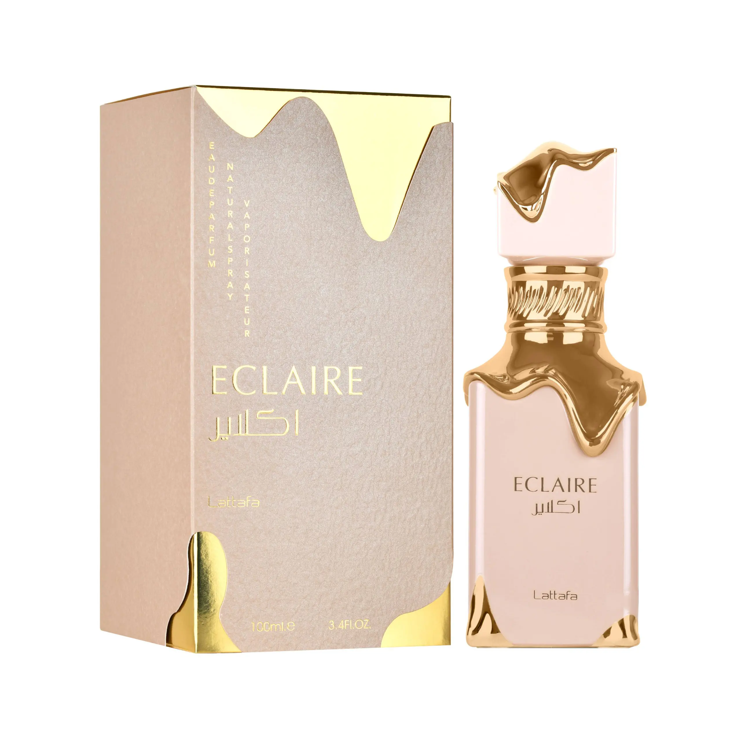 Lattafa Perfumes Eclair Eau De Parfum For Women - Long Lasting Perfume For Women - Sweet Honey & Vanilla Scent