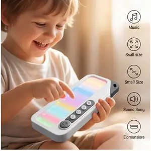 Toddler Pocket Size Piano Toy Kids Beginner Playable Electronic Keyboard Musical Gift