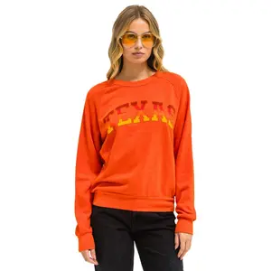 UNIVERSITY OF TEXAS CREW SWEATSHIRT - ORANGE