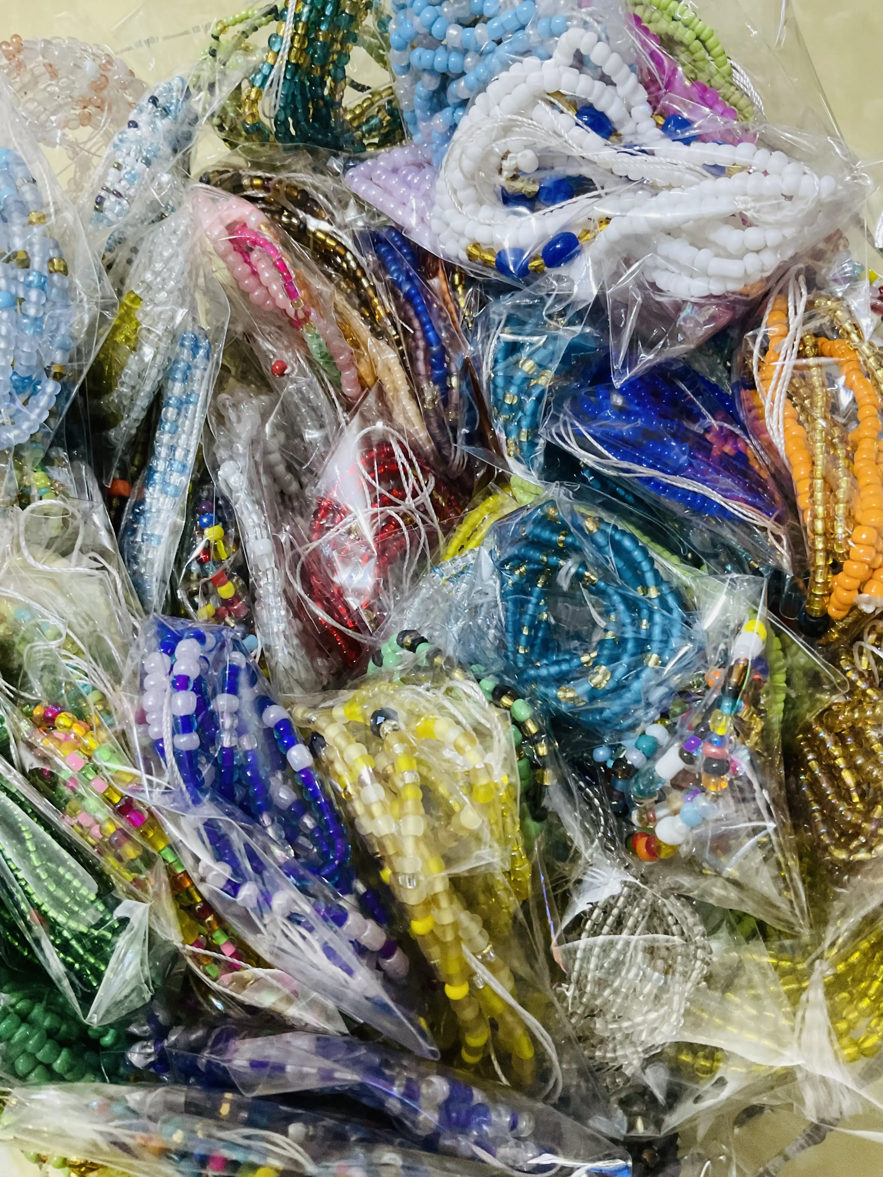 Live Waist Beads Scoop - 6 to 7 Strands of waist Beads