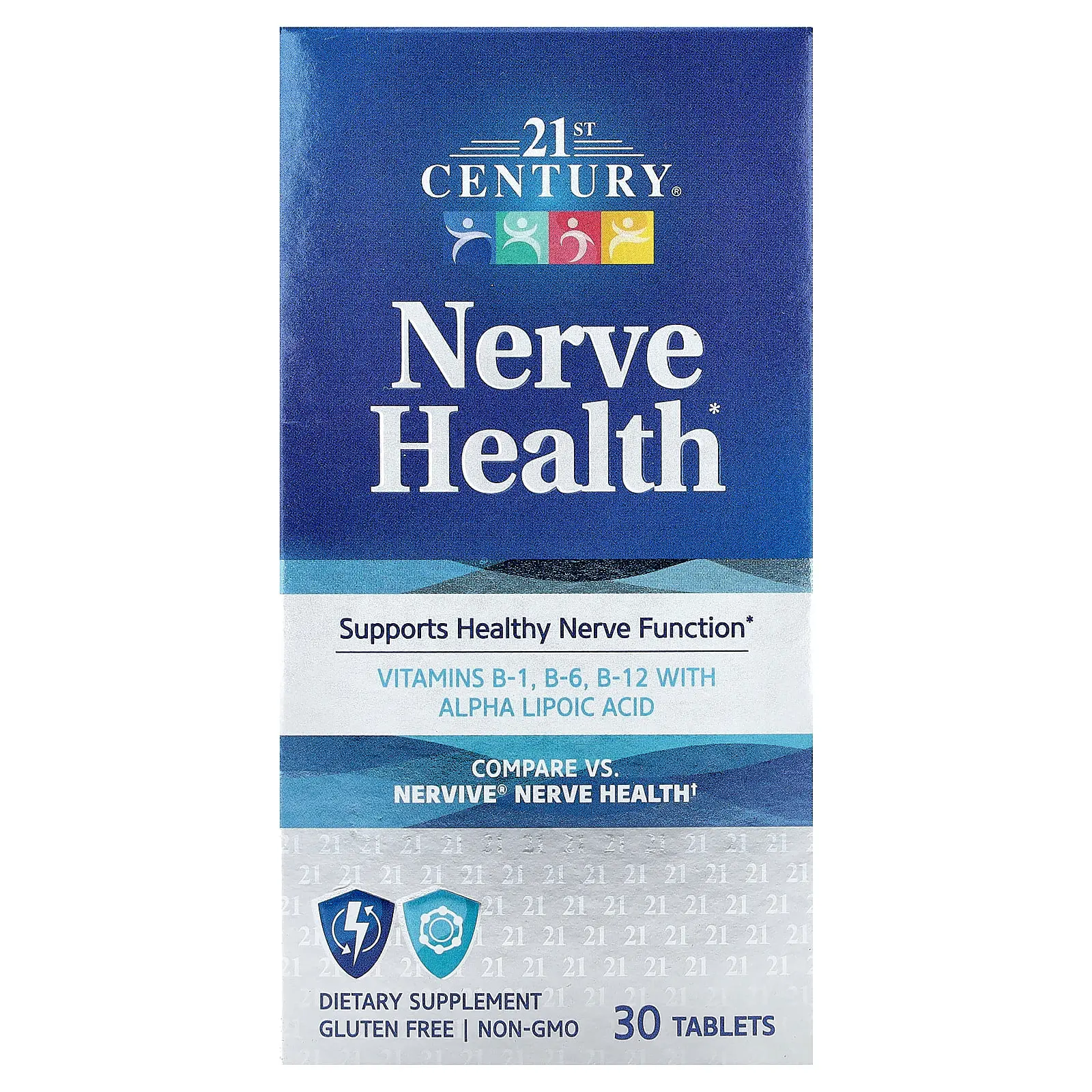 21st Century Nerve Health, 30 Tablets