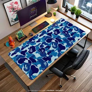 [3 Samples] Vintage Colorful Camo Mouse Pad, Trendy Desk Mat, Desktop Pads, Desktop Accessories for Men Women