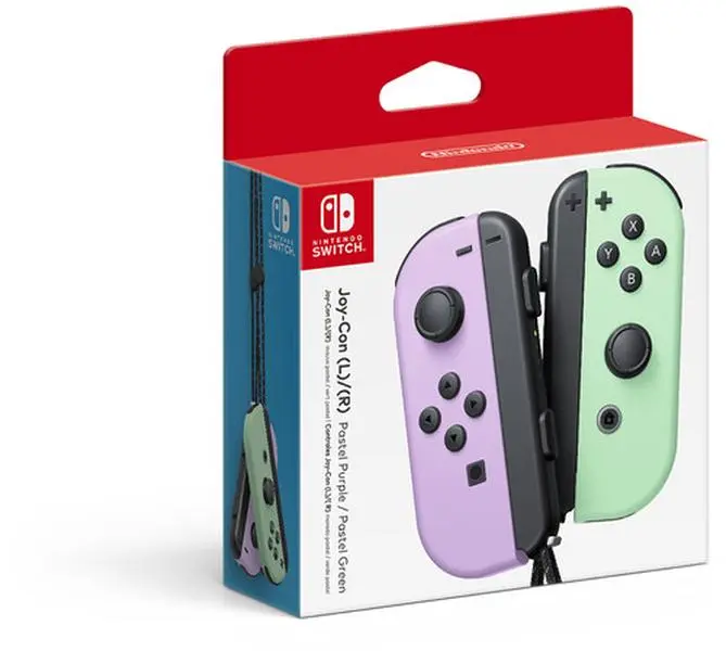 Nintendo Joy-Con (L)/(R) - Pastel Purple/Pastel Green [Game Accessories] Controller