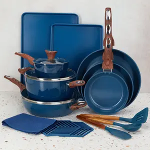 Phantom Chef 18 Piece Ceramic Nonstick Nontoxic Cookware Set