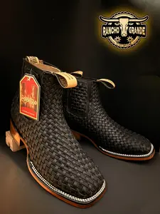 Botin Petatillo Para Hombre Piel genuina / Men's Genuine leather Ankle Boots