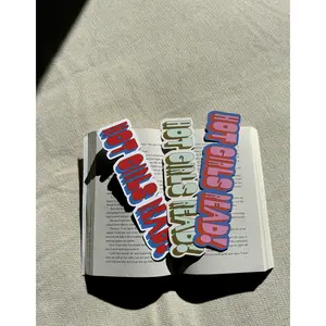 Hot Girls Read Die Cut Bookmarks