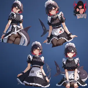 Ellen Joe Zenless Zone Zero (ZZZ) Waifu Sticker - 4 Pack