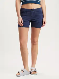 Darcy 5" Stretch Short – Mid-Rise Casual Women’s Twill Shorts with Porkchop Pockets