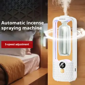 Smart Home Fragrance: CAFELE Automatic Incense Spraying Machine with 5 Modes,Home fragrance Bedroom diffuser Bathroom odor eliminator Office air freshener Hotel & spa aroma Yoga & meditation diffuser
