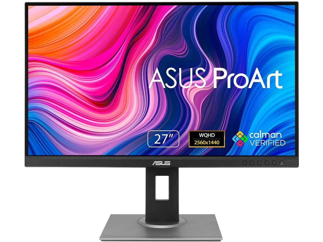 ASUS ProArt Display 27" 1440P Monitor (PA278QV) - QHD (2560 x 1440), 100% sRGB/Rec. 709 Delta E < 2, IPS, DisplayPort HDMI DVI-D Mini DP, Calman Verified, Eye Care, Tilt, Pivot, Swivel, Height Adjustable