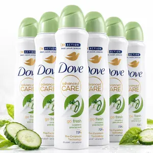 Dove Go Fresh Cucumber & Green Tea Women’s Deodorant Spray (5oz / 150ml) - Advanced Care Antiperspirant with Pro-Ceramide Technology & 72HR Protection 1-12 Pack Bundle