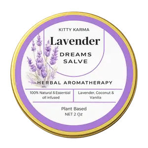 Handmade Lavender Herbal Salve for a Better Sleep and Better Skin