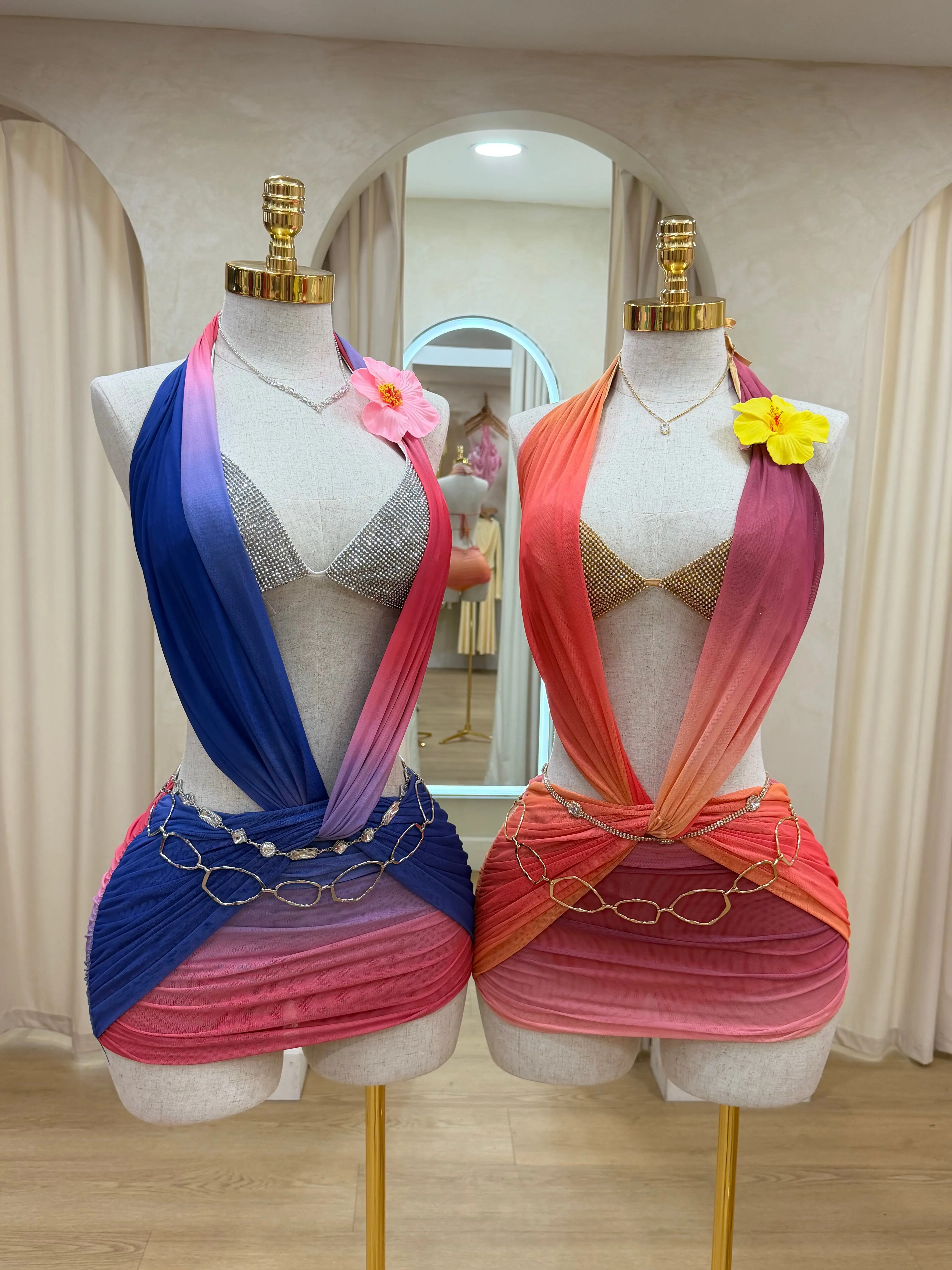 Coqueta Mini Dress (Built in Shorts)