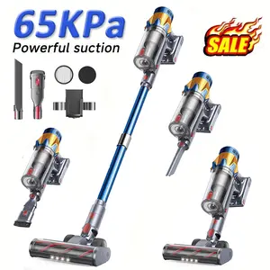 Cordless Vacuum Cleaner, Brushless machine, 550W 65KPA 50 Mins Runtime Self-Standing Vacuum Cleaners for Home, Detachable Battery, Handheld Vacuum For Home, Hardwood Floor, Carpet And Pet Hair