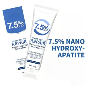 7.5% Hydroxyapatite Toothpaste | Enamel Repair, Sensitivity Relief & Teeth Whitening, Mint Flavor Cleansing