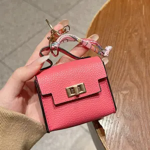 Simple Texture Handbag Style Lock AirPods 4th Gen Earphone Case, Universal Apple 3rd Pro 3 Earphone Bag, Protective Cover Portable Handheld