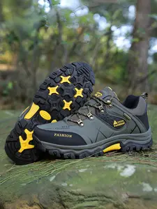 Men's Hiking Shoes | Breathable & Slip Resistant | Durable Outdoor Trail Sneakers for Work