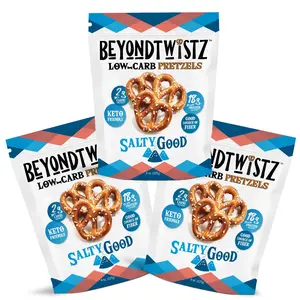 BeyondTwistz High Protein, Low Carb Pretzels, 8 oz bags (3 Pack) BeyondTwistz High Protein, Low Carb Pretzels, 8 oz bags (3 Pack)