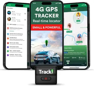 Tracki GPS Tracker for Vehicles – Real-Time 4G LTE Assets & Car Tracking Device with App, Magnetic Mount, Compact Design, Worldwide Coverage – iOS & Android(Tracker 2 Years Subscription Incl.)