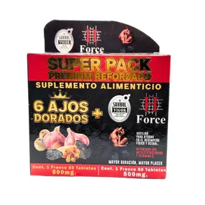 AJOS 6 AJOS Dorados H Force Dietary Supplement - 60 Capsules, Vitamins, Fitness, Healthcare