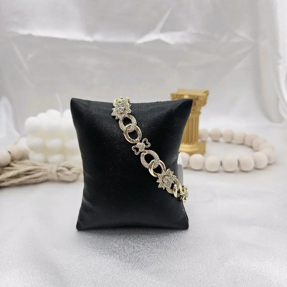 valdiviajewery #2459 brazalete oro Laminado 14k Alta Calidad