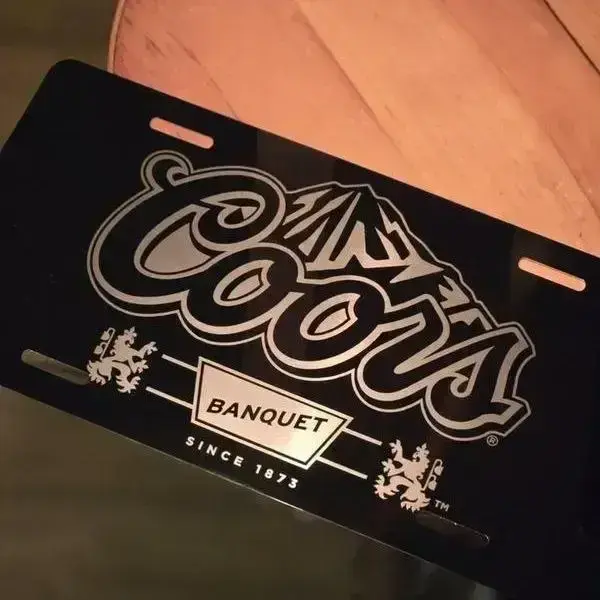 Custom Coorss Banquets License Plate, Front License Plate for Trucks, Car Tags, Truck Accessories