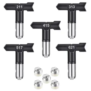 Reverse Spray Nozzle, Multipurpose Airless Sprayer Nozzle, Suitable for Various Airless Sprayer and Airless Spray Machines, Tools, Spray Nozzle Tips