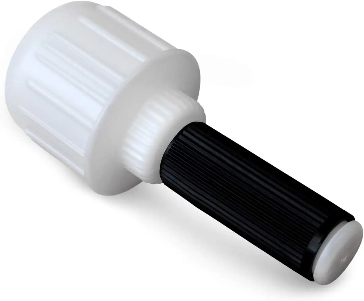 IDL Packaging W-731 Stretch Wrap Dispenser for Mini Film Rolls of 3" Core Size - Lightweight Handle for Shrink Wrap Film with Comfortable Grip - One-Hand Durable Plastic Film Dispenser