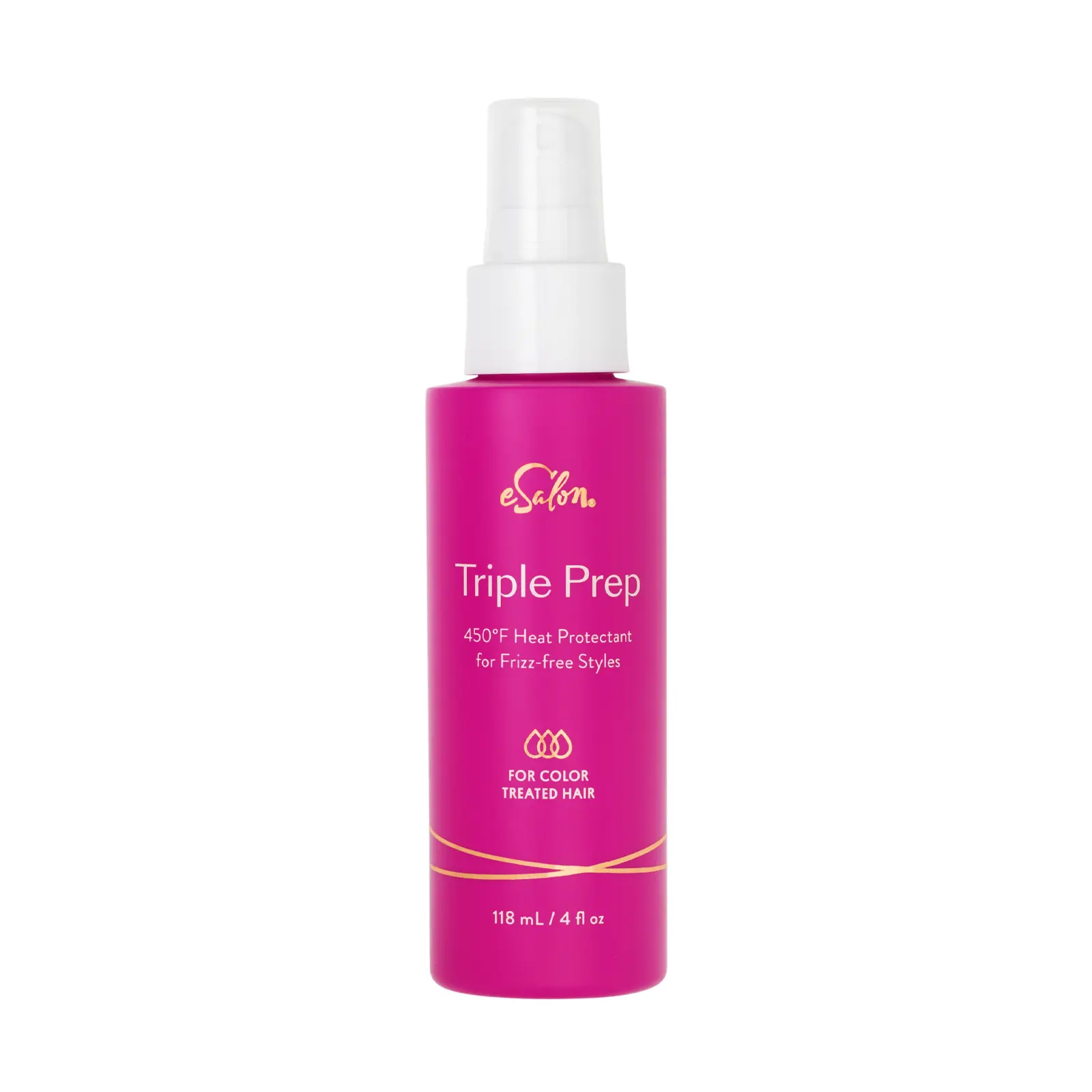 eSalon Triple Prep, Heat-Activated Hair Protectant Spray 4 fl oz