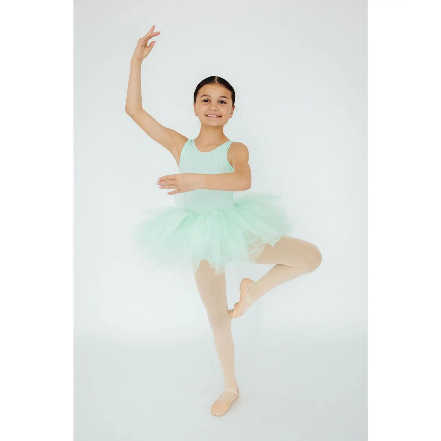 Pastel Green Tank Tutu Leotard