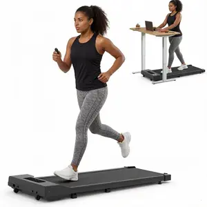 2 in 1 Under Desk Walking Pad Treadmill,Portable Remote Control Treadmill with LED Display,Walking/Jogging/Running Machine for Home & Office