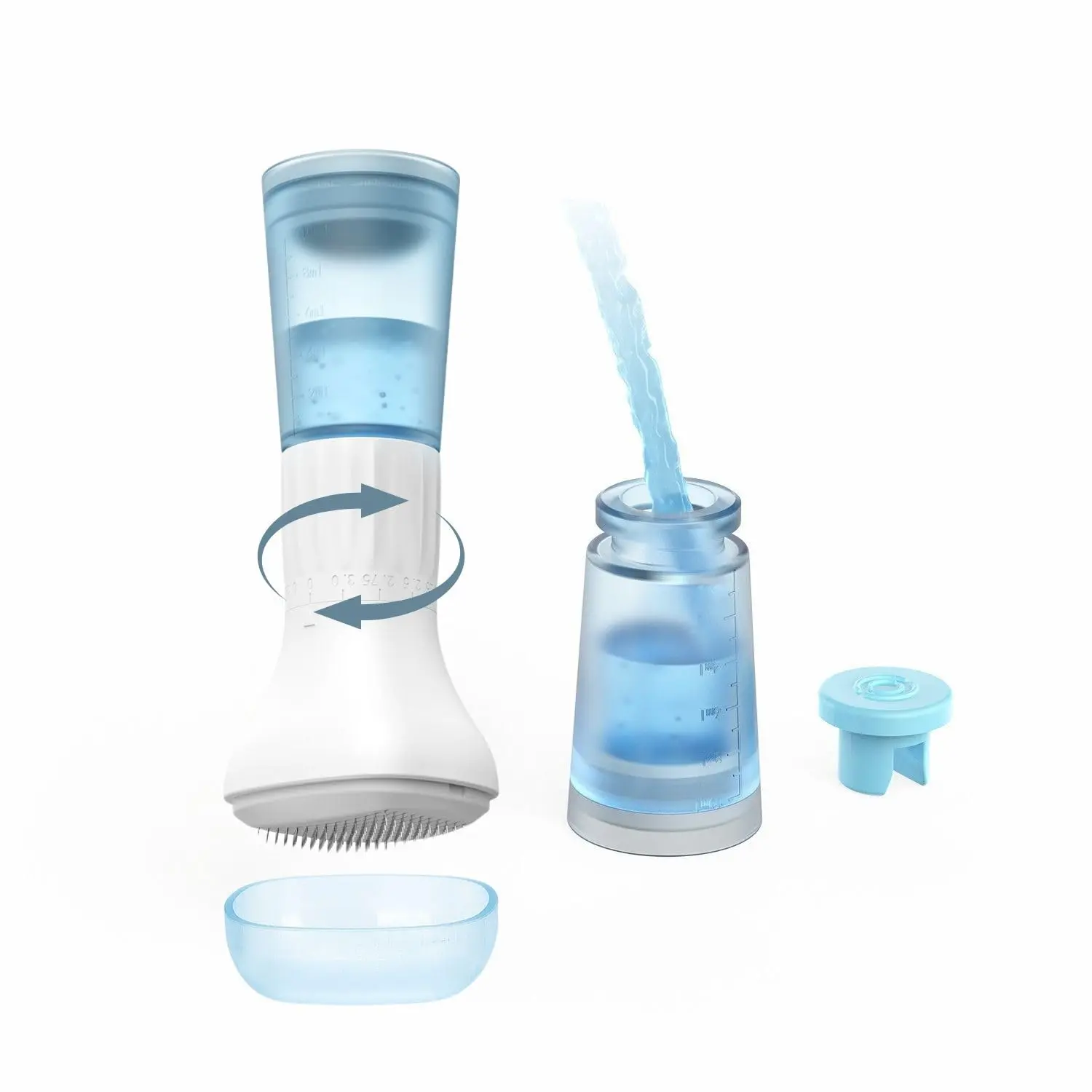 Hydra Derma Stamp - 0.25mm Adjustable Beauty Care Tool, Portable Facial & Scalp Skincare Device for Home Use