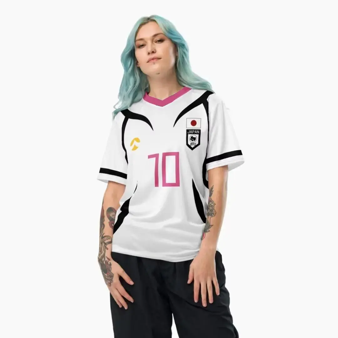Japanese Anime Blue Lock Men'S&Women'S Soccer Jerseys Tee Ryusei Shidou&Itoshi Sae Role Playing T-Shirt V-Neck Sportswear Top