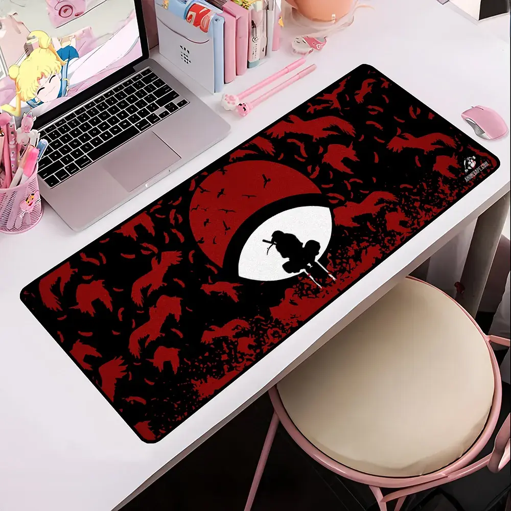 Uchiha SharinganPlaymat Anime Play Mat Decor TCG, Deskmat & Mousepad