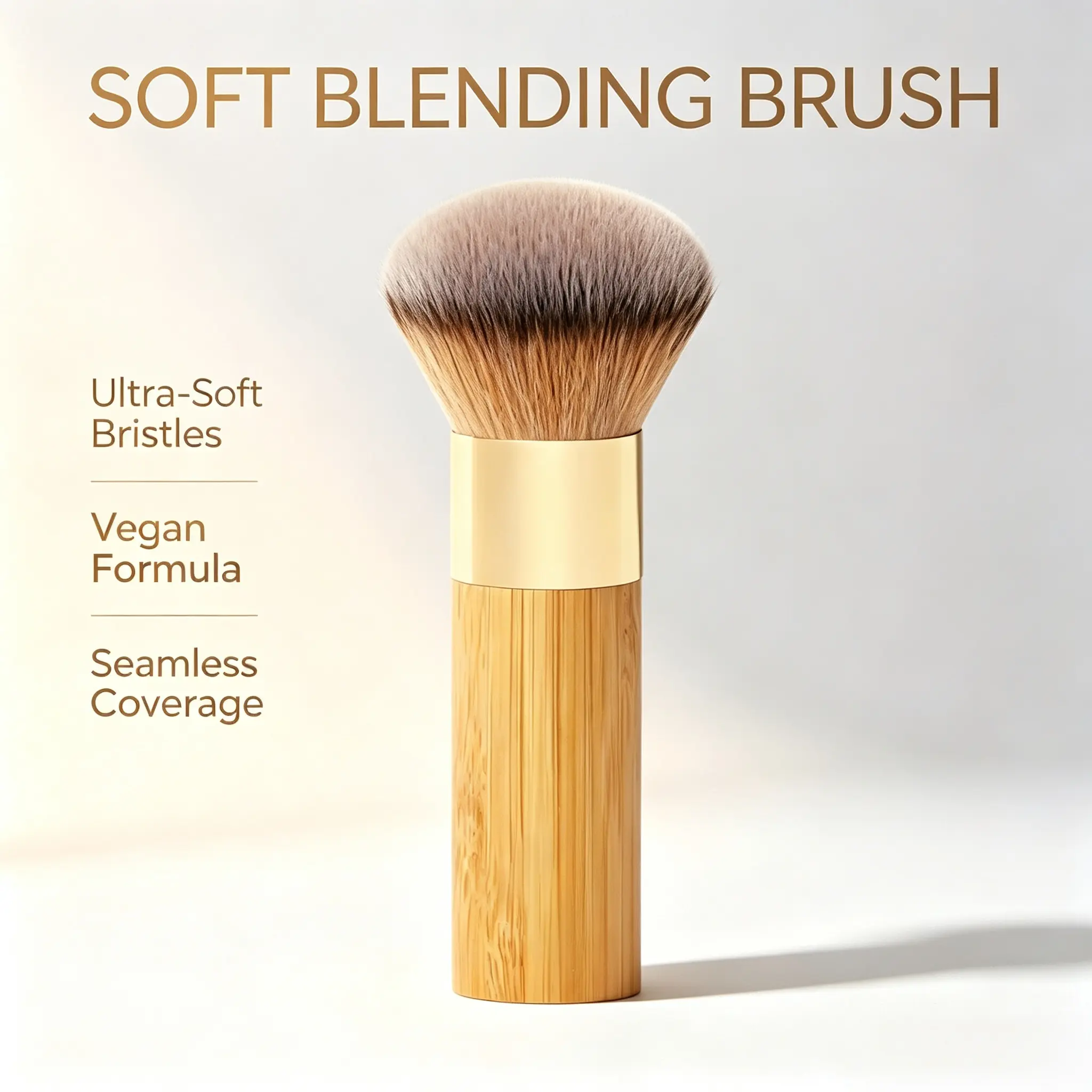 Portable makeup artist's brush for contouring, concealing, blush, and makeup application.