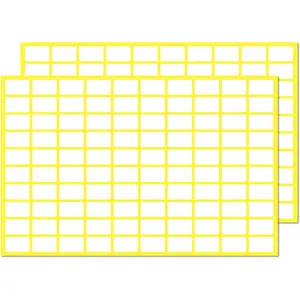 0.5" x 0.3", 2000 Pack - Small Price Stickers, White Label Stickers to Write On