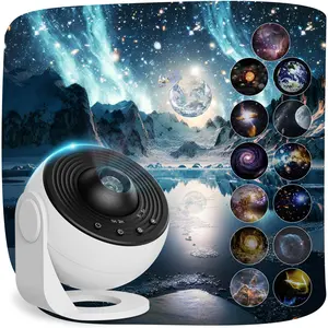 ISUNMEA Planetarium Projector Pro for Bedroom, 13 in 1 Star Projector Galaxy Light, Ceiling Night Light Milky Way Mood Lighting with Timer, LED Space Galaxy Lamp Bedroom Room Decor for Adults Kids - White