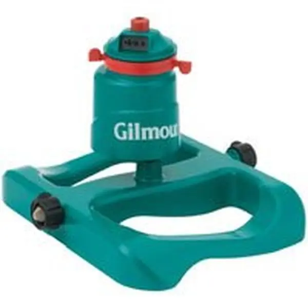 Gilmour 200SPB Advanced Turbine Motor Lawn Sprinkler - Multi-Nozzle Watering Equipment, 15-150 psi, 20.48x10.88x11.48 in, Durable Rustproof Polymer Sled Base, Easy Adjustment, Full/Partial Circle Even Coverage, 1.31 lbs