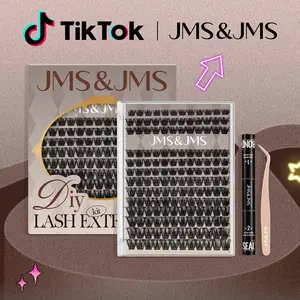 Miss Bella Kit l JMS&JMS Portable Classic 8-18mm Volume D-Curl Eyelash Cluster DIY Lash Extensions at Home Makeup Cosmetic Cat Eye No Remover outdoorfun #tiktokshopmemorialday #summeressentials #dealsforyoudays