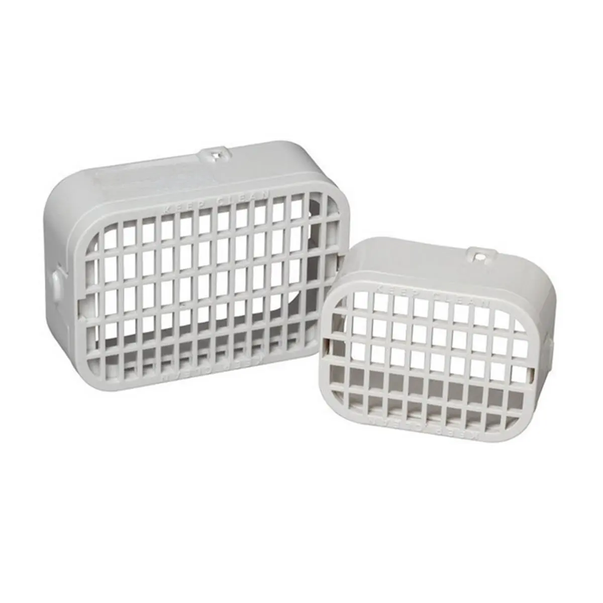 37552 2 x 3 in. White Rodent Guard