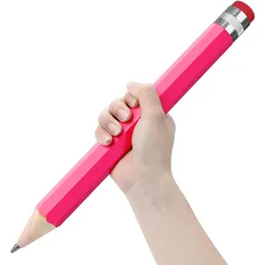 Giant Pencils for Prop/Gifts/Decor - 14 Inch  Wooden Big Novelty Pencil with Cap for Schools and Homes ()