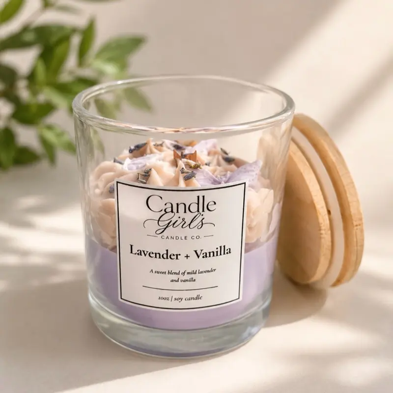10oz Natural Handcrafted Soy Wax Candle with Fragrance Oil - Home Decor Home Supplies Accessory