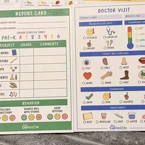 Tiny Expressions Playtime Notepads | Pretend Play for Kids | Imaginative Role Play | Kindergarten Learning