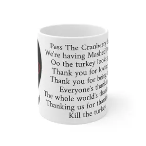 Bob's Burgers White Ceramic Fall Mug - scs14903