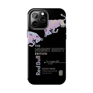 Red Bull Energy Night Shift & Neon Editions Drinks phone case Compatible with iPhone 7, 8, X, 11, 12, 13, 14, 15, 16 17 & Samsung Galaxy S21, S22, S23 & S24 S25 series