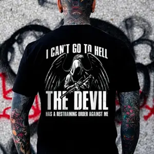 Tactical Skull Hoodie Devil Graphic Sweatshirt Veteran Trucker 2A Humor Unisex Casual Streetwear Everyday Essential Top